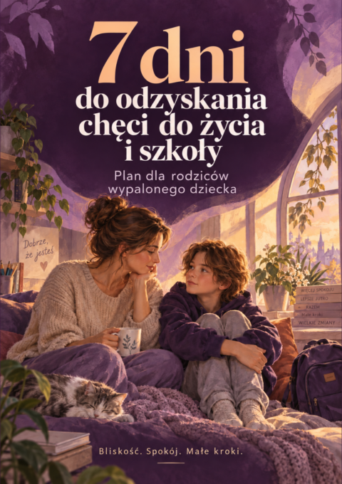 Okładka e-booka „7 dni do odzyskania chęci do życia i szkoły”